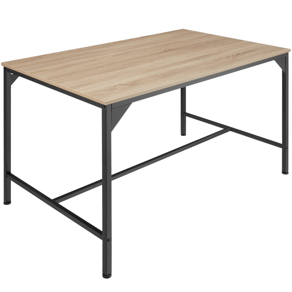 tectake Jedálenský stôl Belfast 120x75x75cm - Industrial svetlé drevo, dub Sonoma